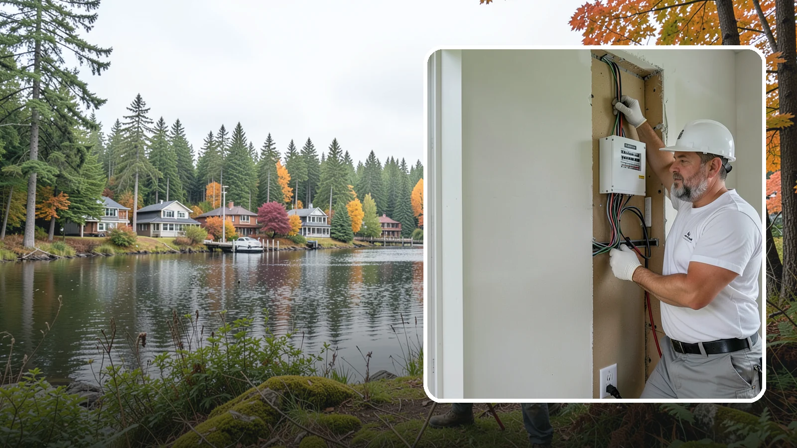 Structured Wiring Installation in La Conner, Skagit County, WA - We install organized structured wiring that centralizes your home's data, video, and network connections.