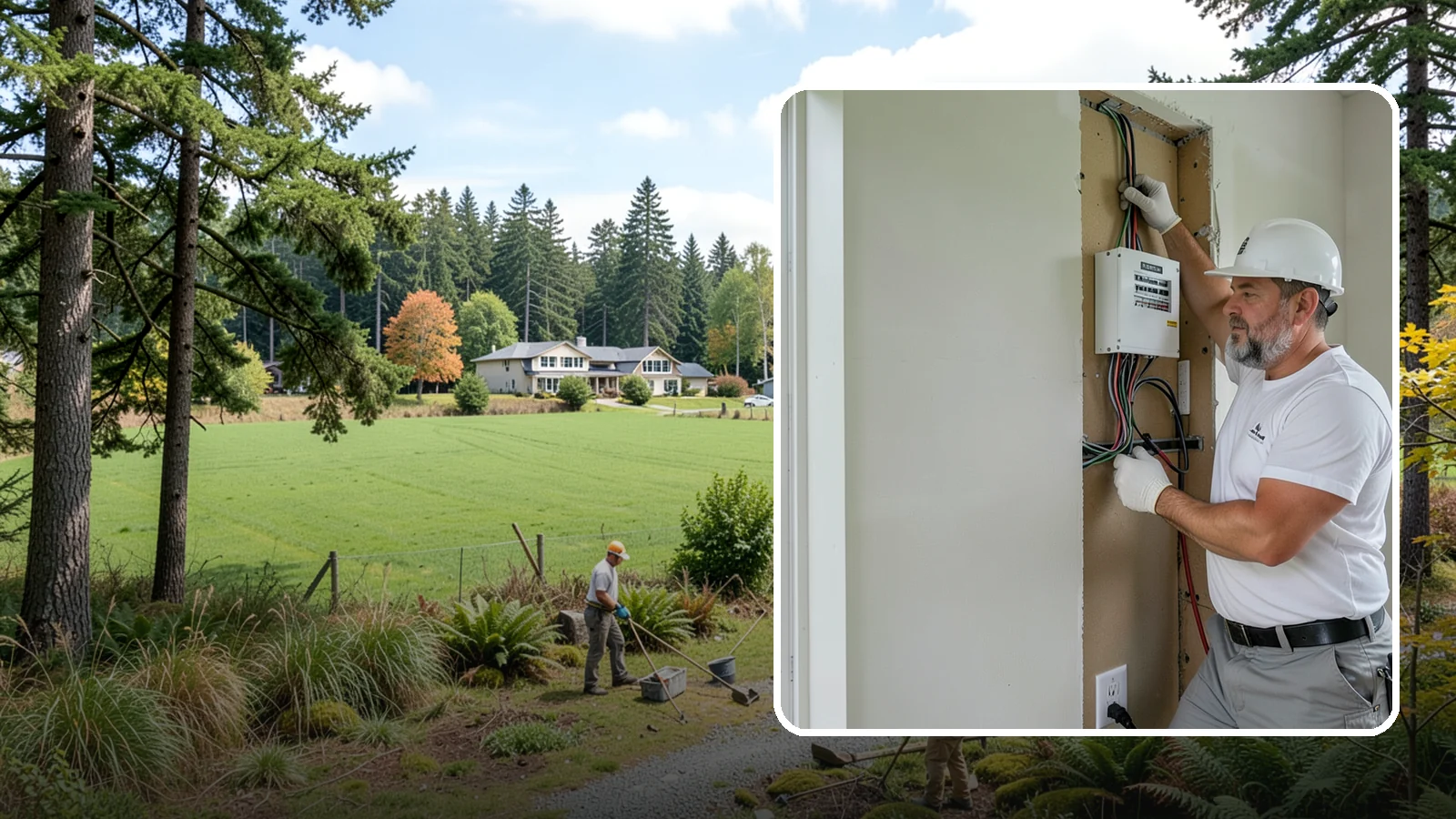 Structured Wiring Installation in Lyman, Skagit County, WA - We install organized structured wiring that centralizes your home's data, video, and network connections.