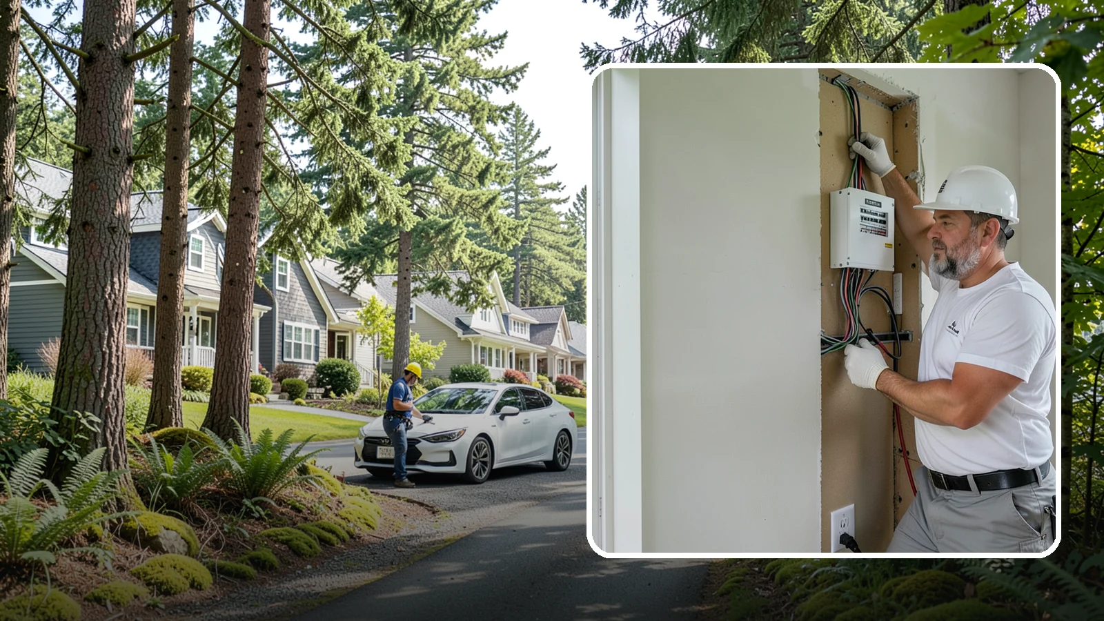 Structured Wiring Installation in Normandy Park, King County, WA - We install organized structured wiring that centralizes your home's data, video, and network connections.