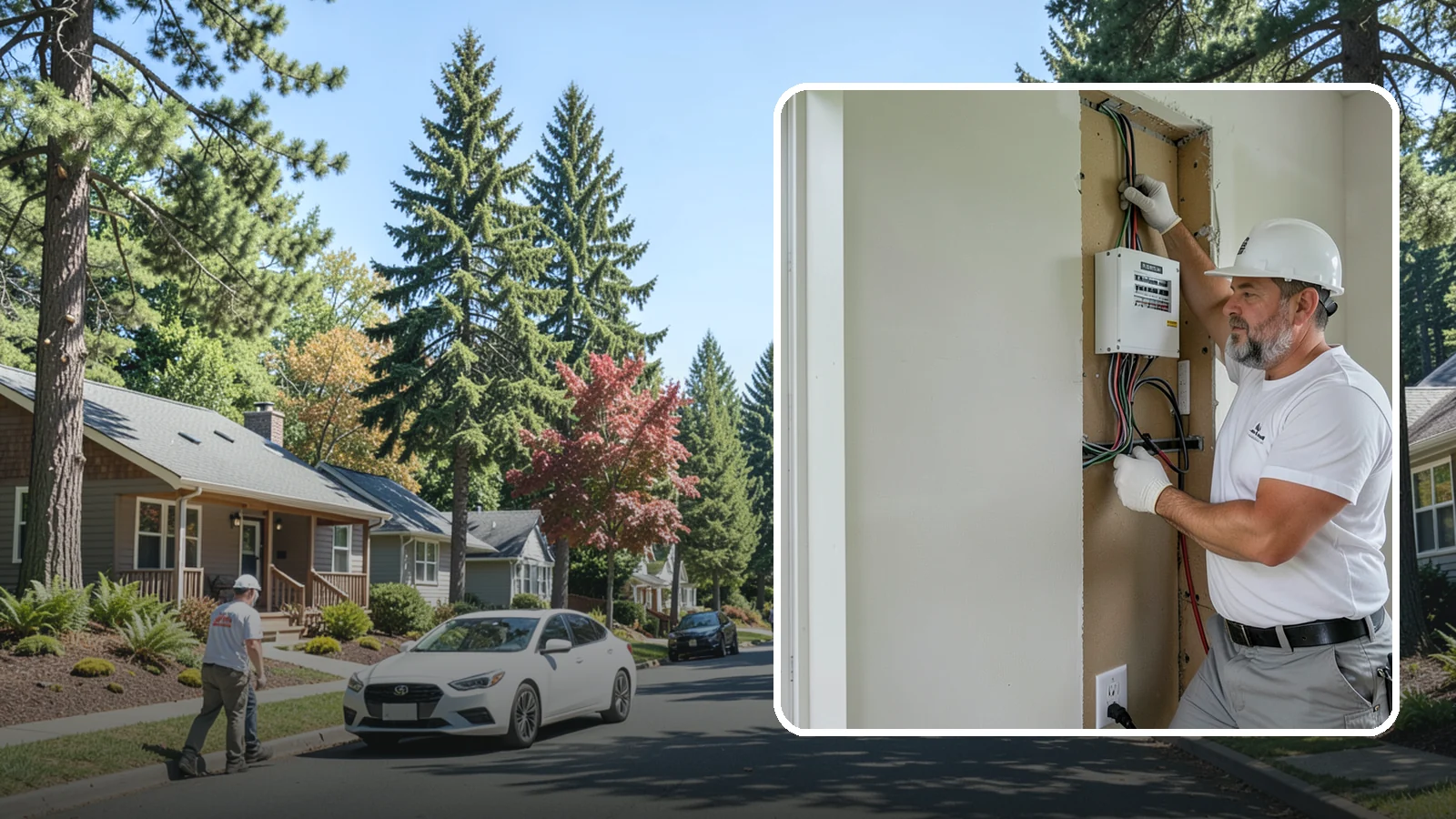 Structured Wiring Installation in Orting, Pierce County, WA - We install organized structured wiring that centralizes your home's data, video, and network connections.
