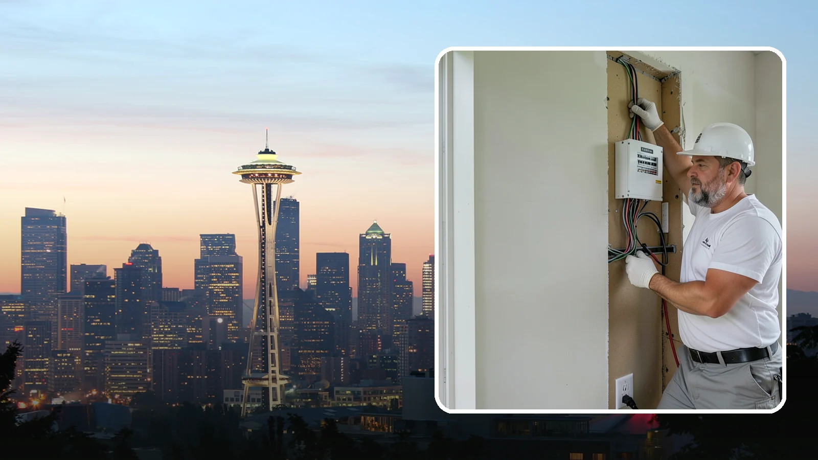 Structured Wiring Installation in Seattle, King County, WA - We install organized structured wiring that centralizes your home's data, video, and network connections.