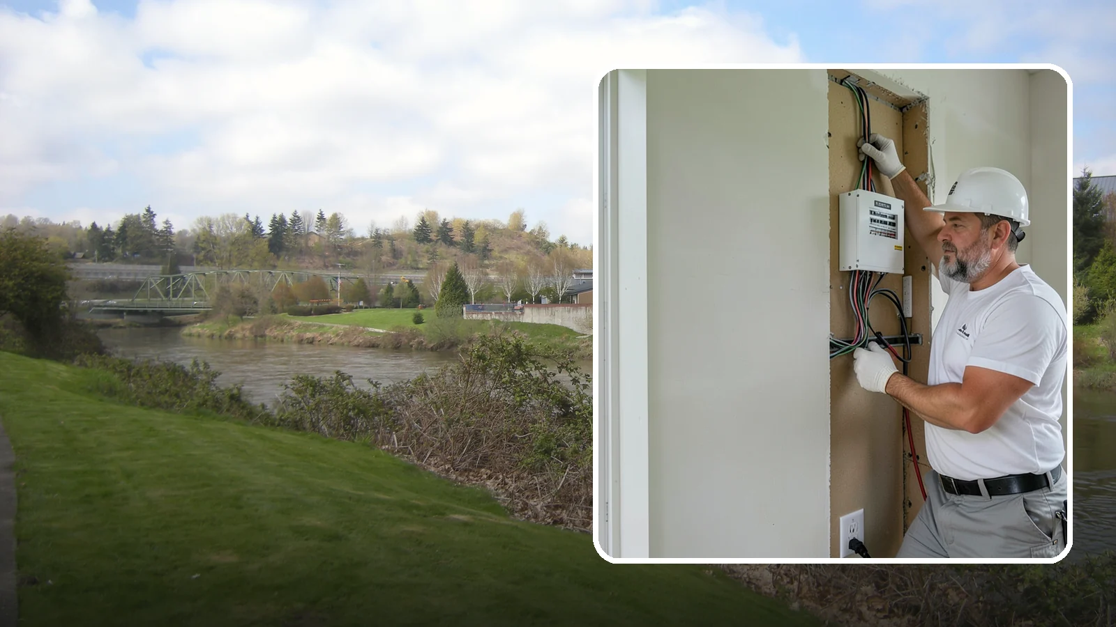 Structured Wiring Installation in Tukwila, King County, WA - We install organized structured wiring that centralizes your home's data, video, and network connections.