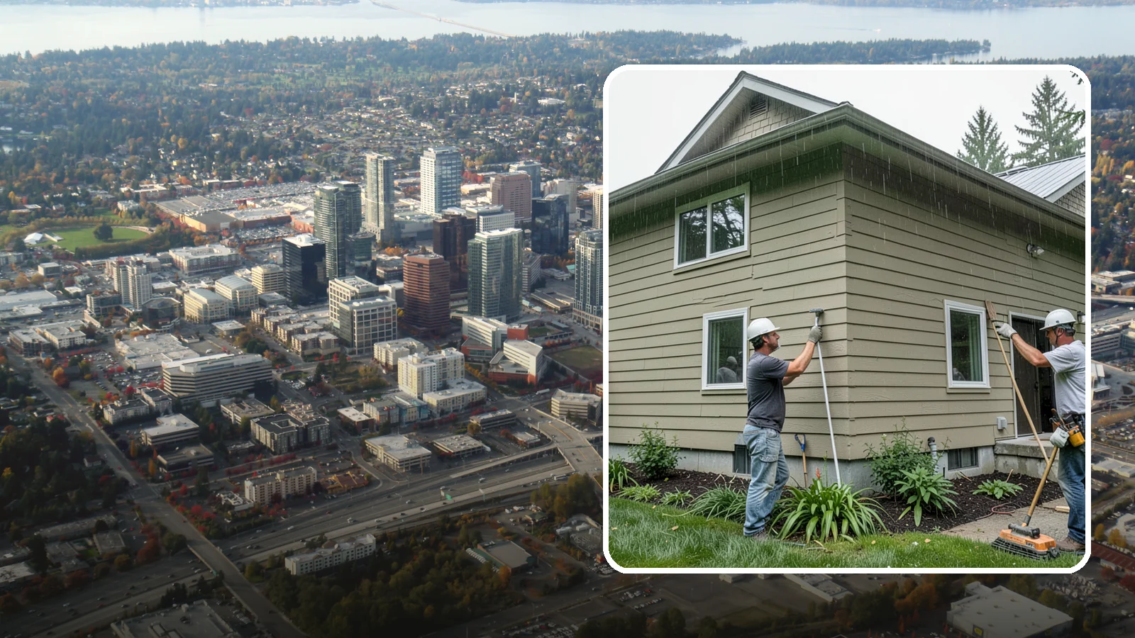 Stucco Installation in Bellevue, King County, WA - We install properly detailed stucco systems designed to manage moisture in a rainy Western Washington environment.