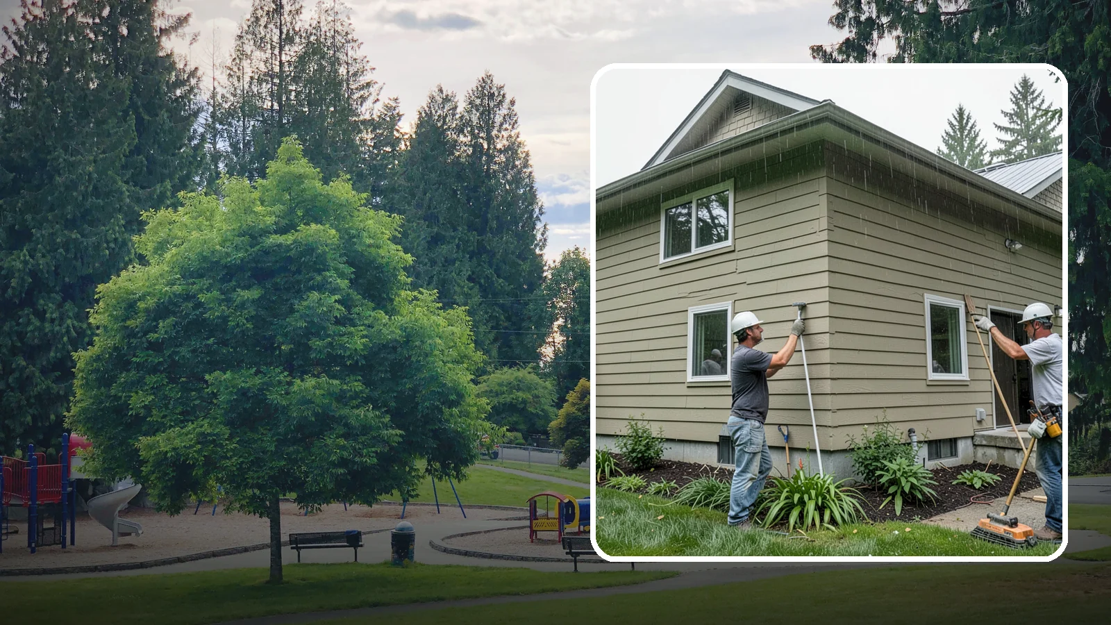 Stucco Installation in Bonney Lake, Pierce County, WA - We install properly detailed stucco systems designed to manage moisture in a rainy Western Washington environment.
