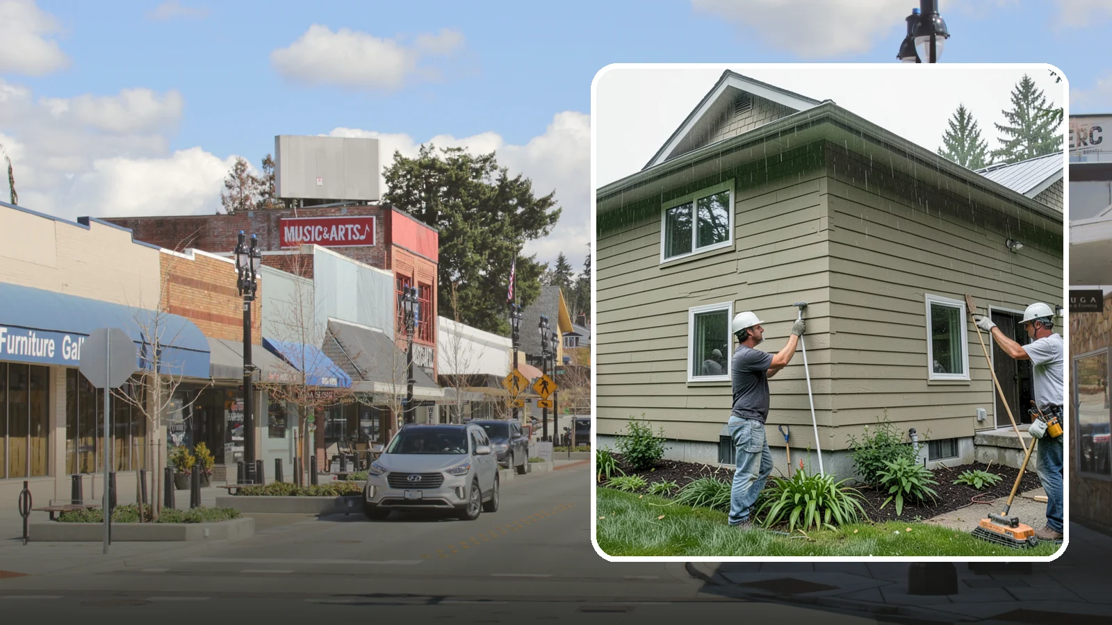 Stucco Installation in Bothell, King County, WA - We install properly detailed stucco systems designed to manage moisture in a rainy Western Washington environment.