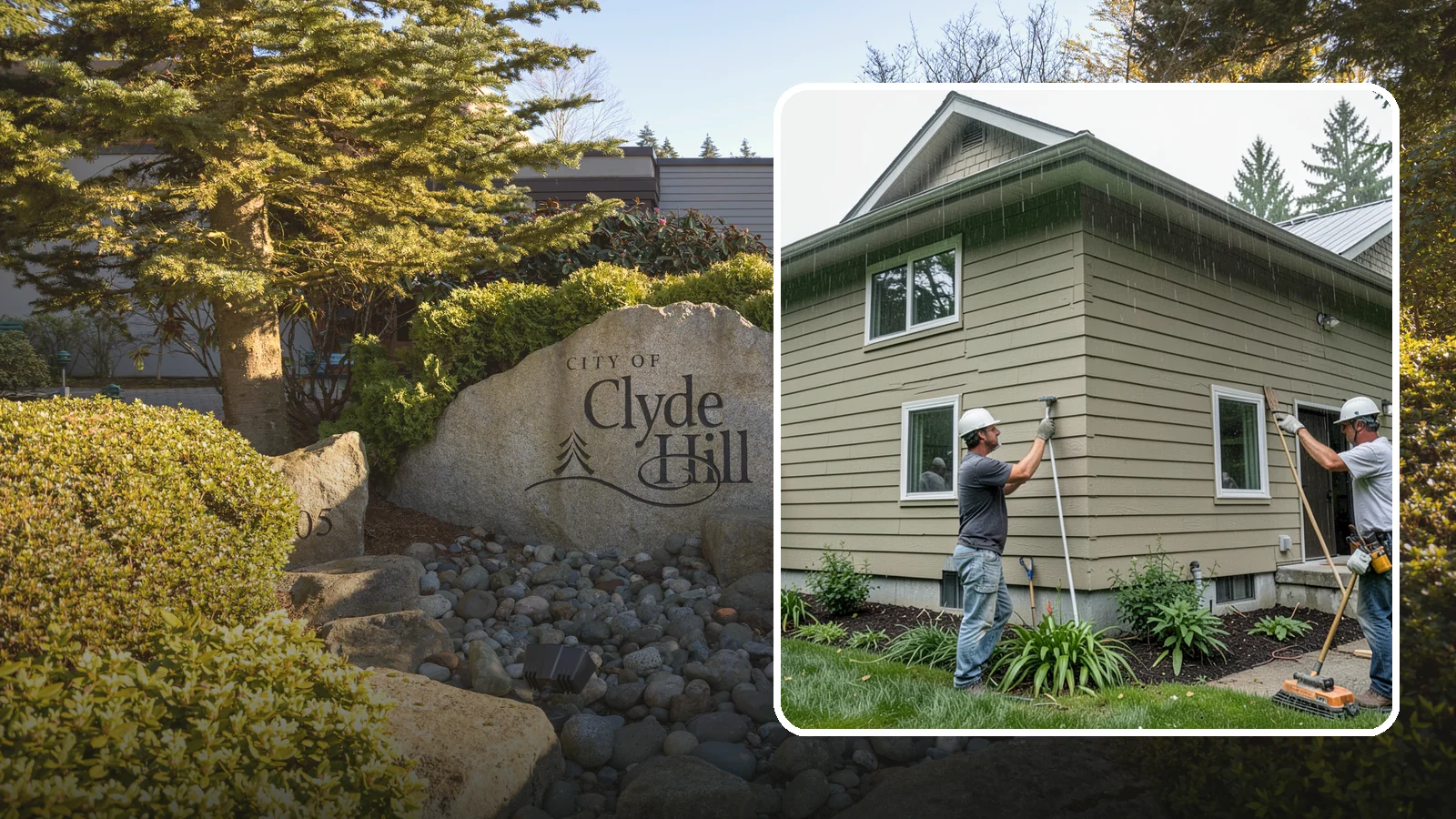 Stucco Installation in Clyde Hill, King County, WA - We install properly detailed stucco systems designed to manage moisture in a rainy Western Washington environment.