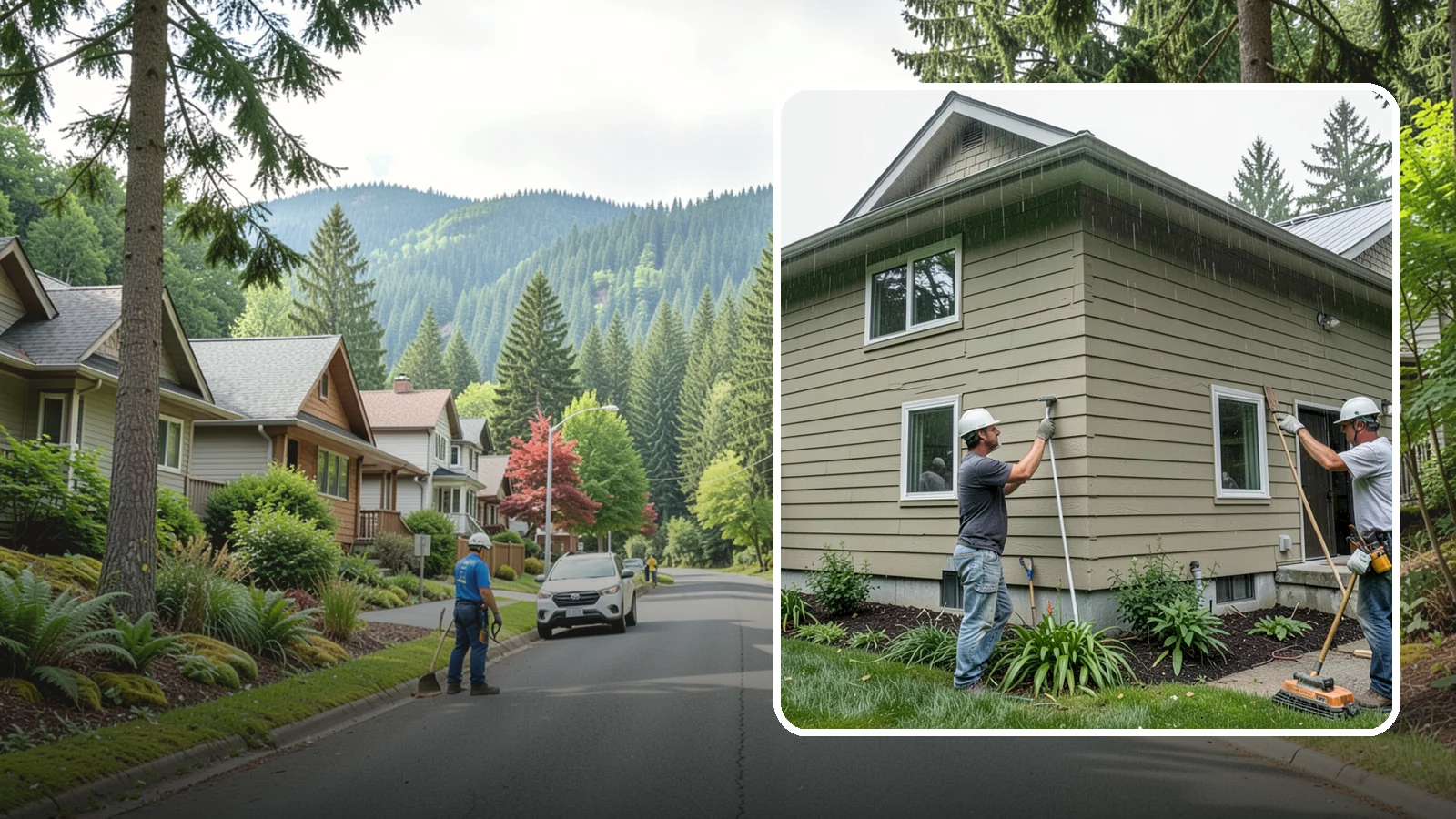 Stucco Installation in Darrington, Snohomish County, WA - We install properly detailed stucco systems designed to manage moisture in a rainy Western Washington environment.