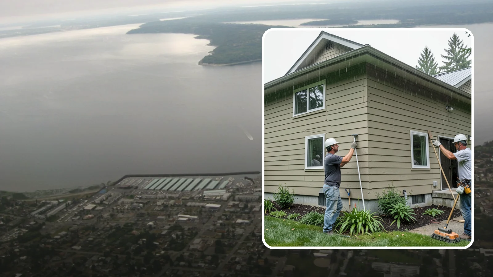 Stucco Installation in Des Moines, King County, WA - We install properly detailed stucco systems designed to manage moisture in a rainy Western Washington environment.