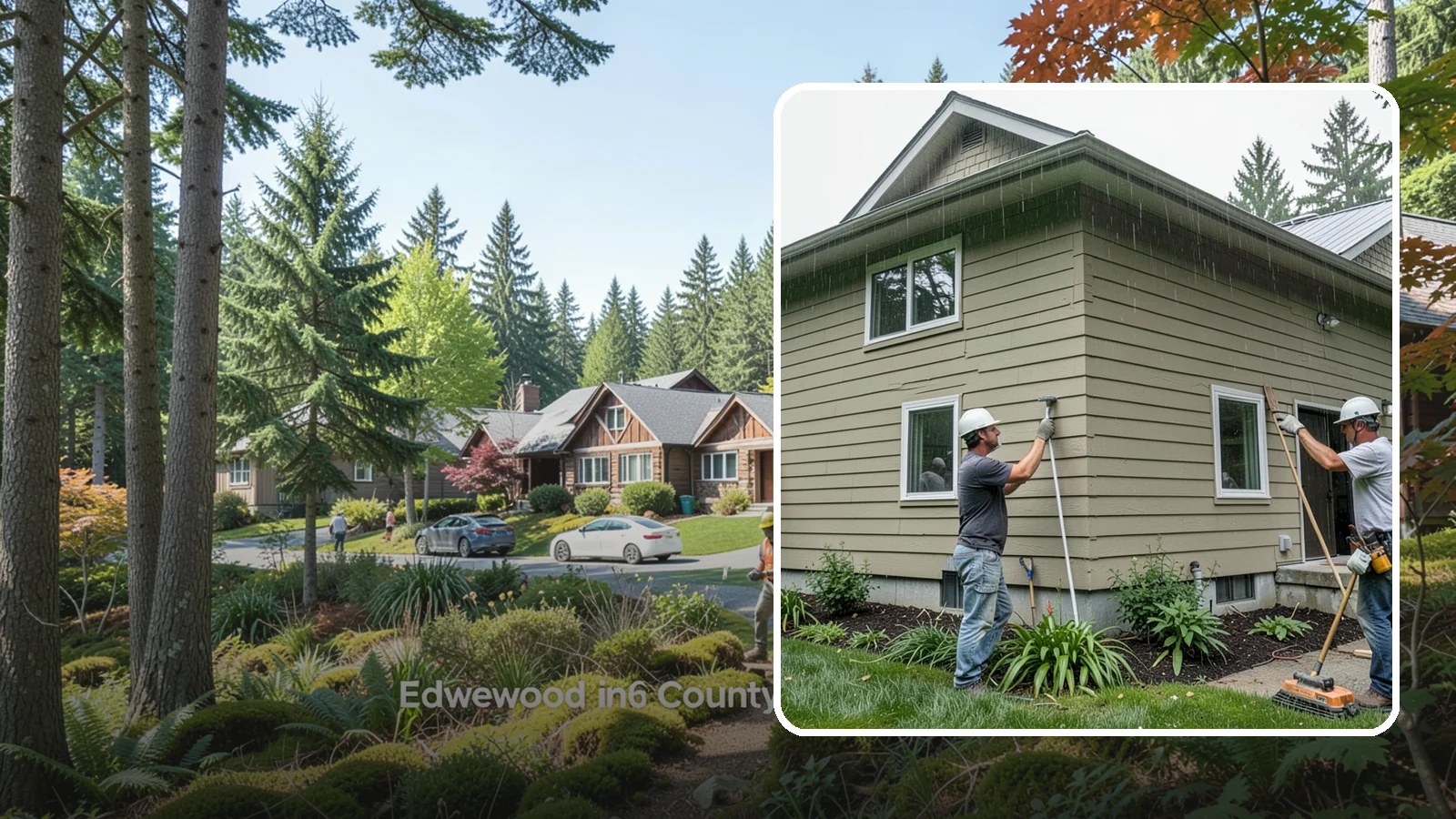 Stucco Installation in Edgewood, Pierce County, WA - We install properly detailed stucco systems designed to manage moisture in a rainy Western Washington environment.