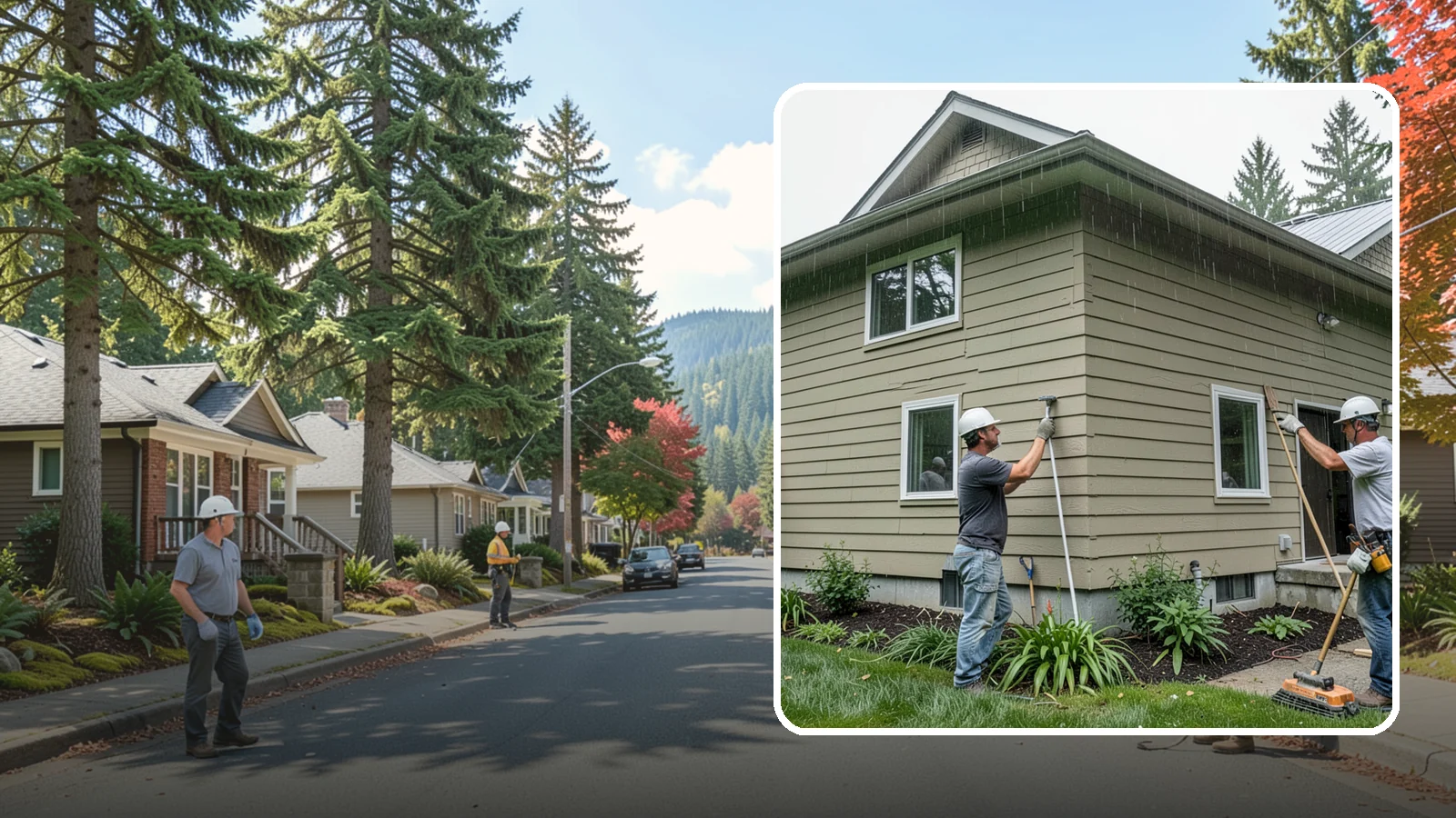 Stucco Installation in Hunts Point, King County, WA - We install properly detailed stucco systems designed to manage moisture in a rainy Western Washington environment.