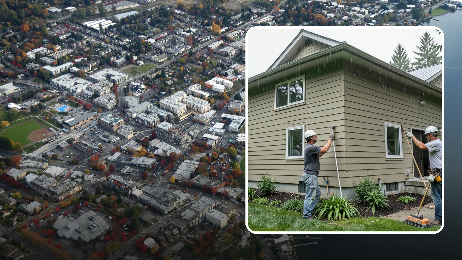 Stucco Installation in Kirkland, King County, WA - We install properly detailed stucco systems designed to manage moisture in a rainy Western Washington environment.