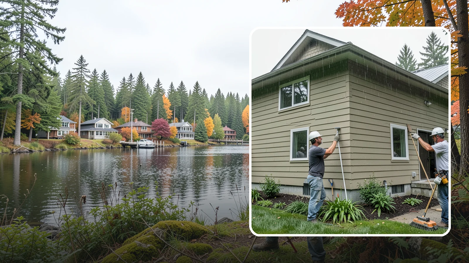 Stucco Installation in La Conner, Skagit County, WA - We install properly detailed stucco systems designed to manage moisture in a rainy Western Washington environment.