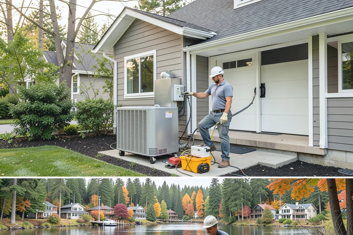 Stucco Installation in La Conner, Skagit County, WA - Warm, dry summer weather is strongly preferred so each stucco coat cures properly before the wet season.