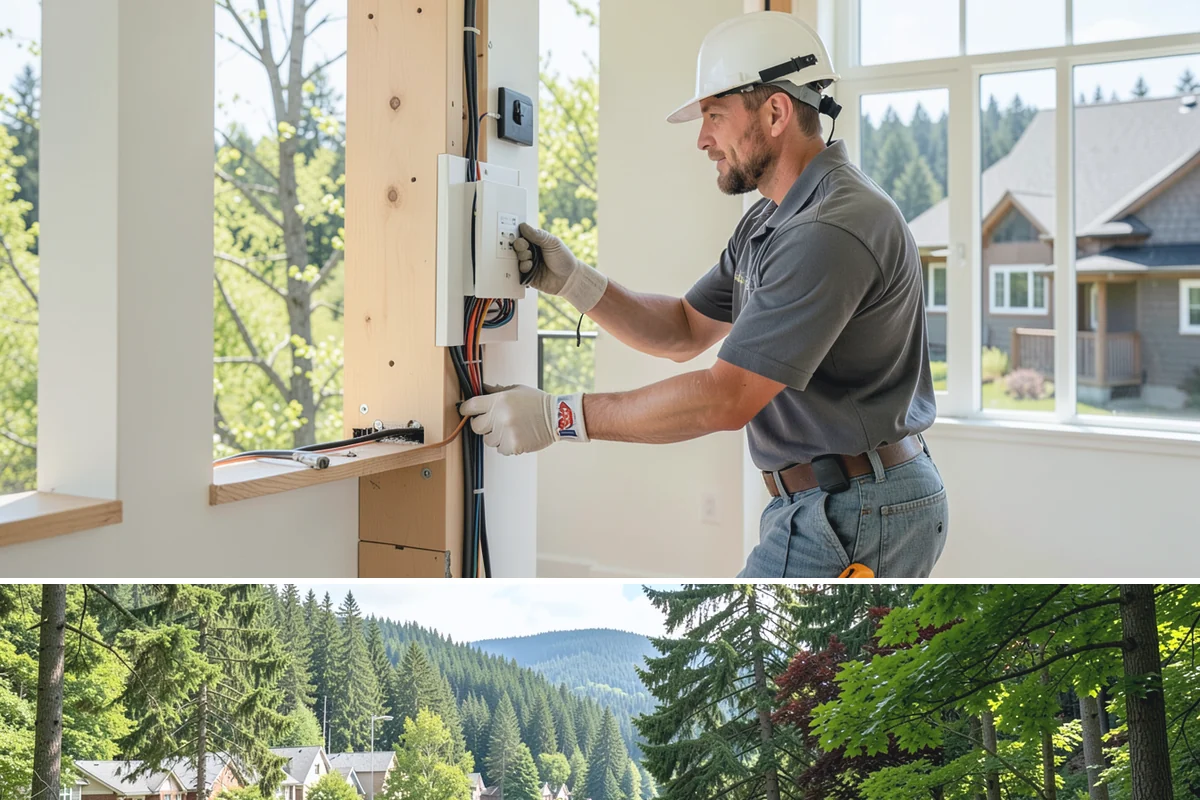 Stucco Installation in Lake Forest Park, King County, WA - Warm, dry summer weather is strongly preferred so each stucco coat cures properly before the wet season.