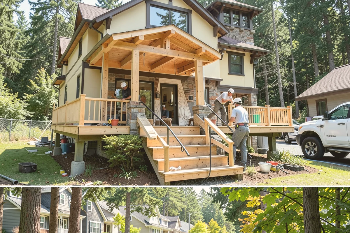 Stucco Installation in Normandy Park, King County, WA - Warm, dry summer weather is strongly preferred so each stucco coat cures properly before the wet season.