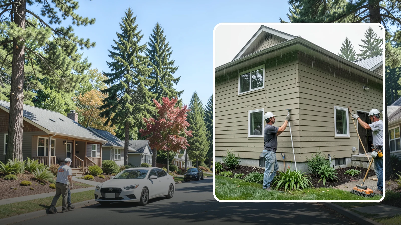 Stucco Installation in Orting, Pierce County, WA - We install properly detailed stucco systems designed to manage moisture in a rainy Western Washington environment.