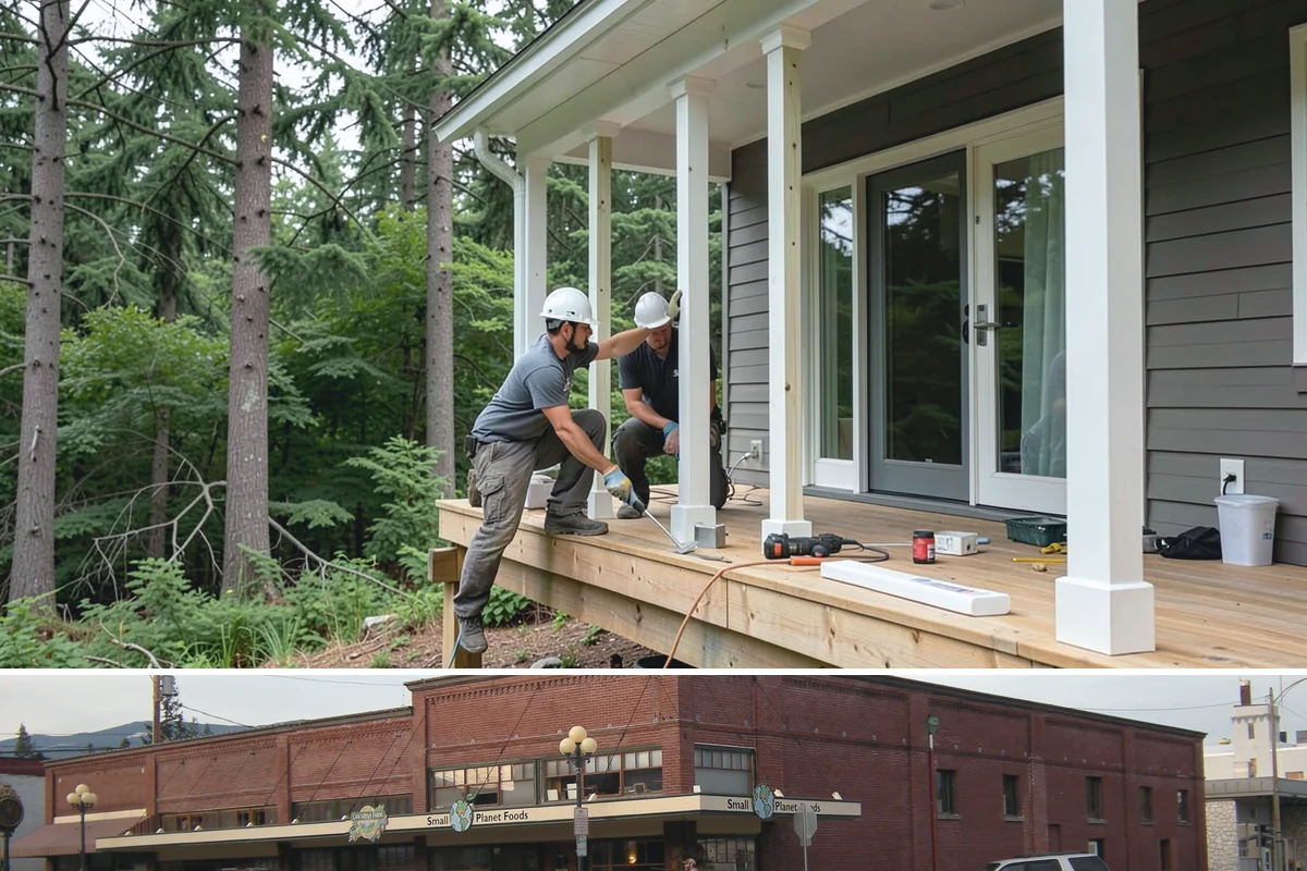 Stucco Installation in Sedro-Woolley, Skagit County, WA - Warm, dry summer weather is strongly preferred so each stucco coat cures properly before the wet season.