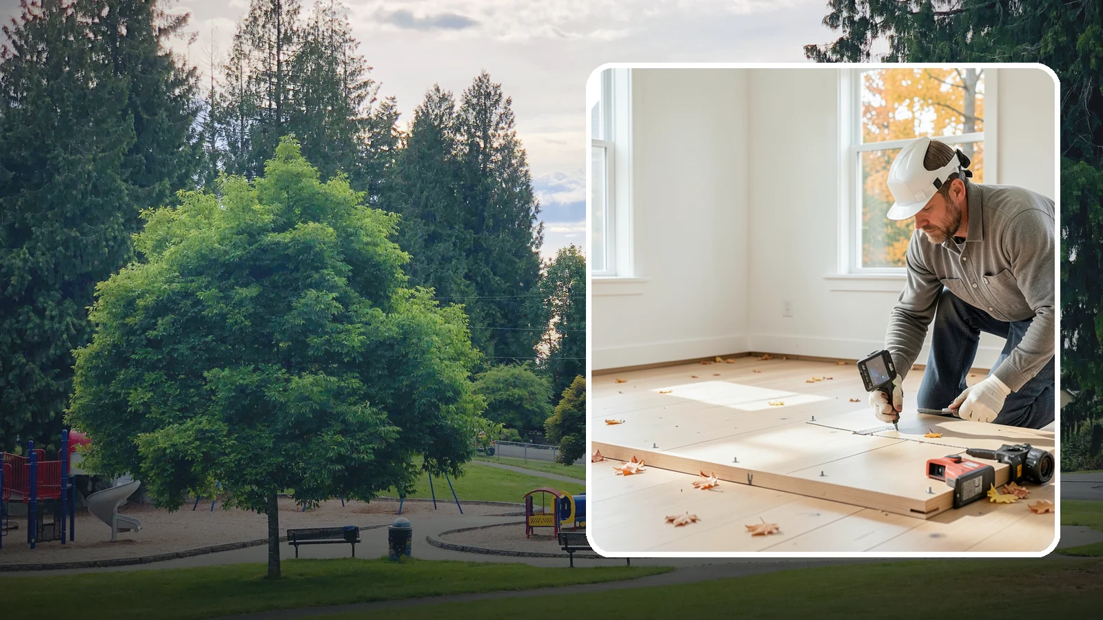 Subfloor Installation in Bonney Lake, Pierce County, WA - We glue and fasten a flat, squeak-free subfloor deck that becomes the base for every finished floor above.