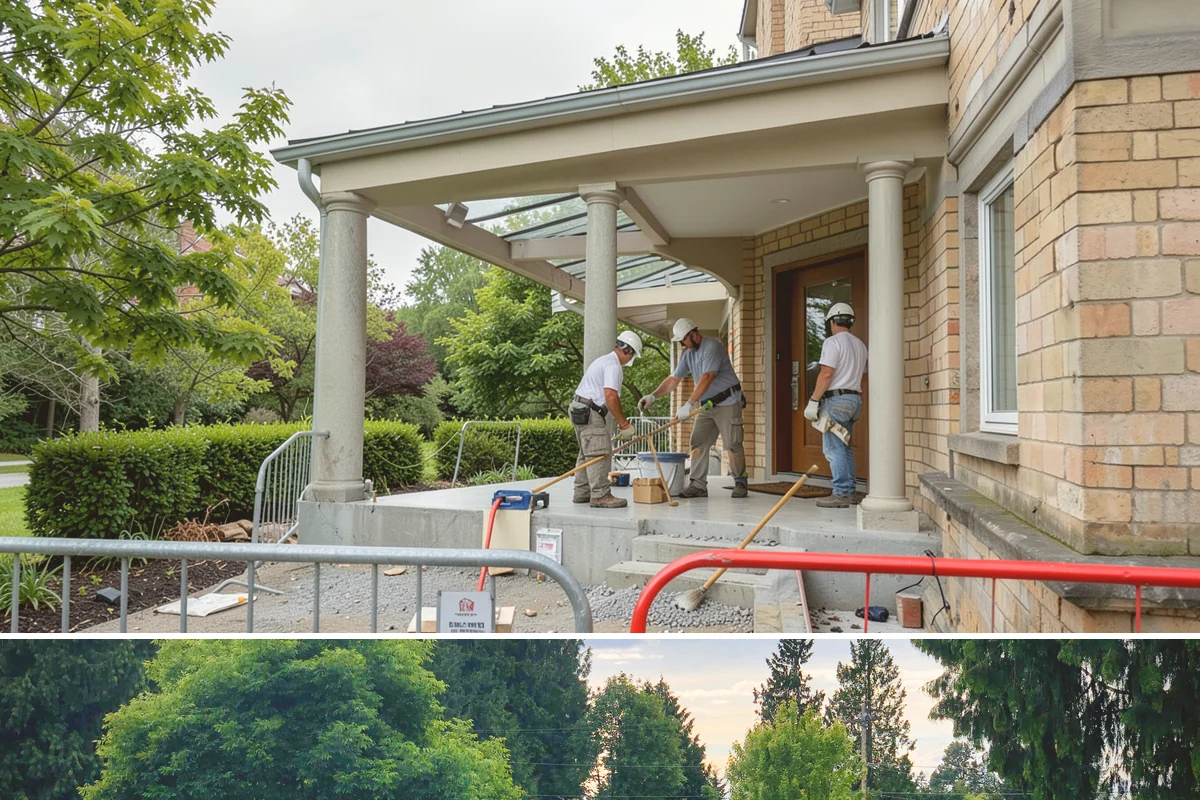 Subfloor Installation in Bonney Lake, Pierce County, WA - Subfloor goes down promptly after framing
