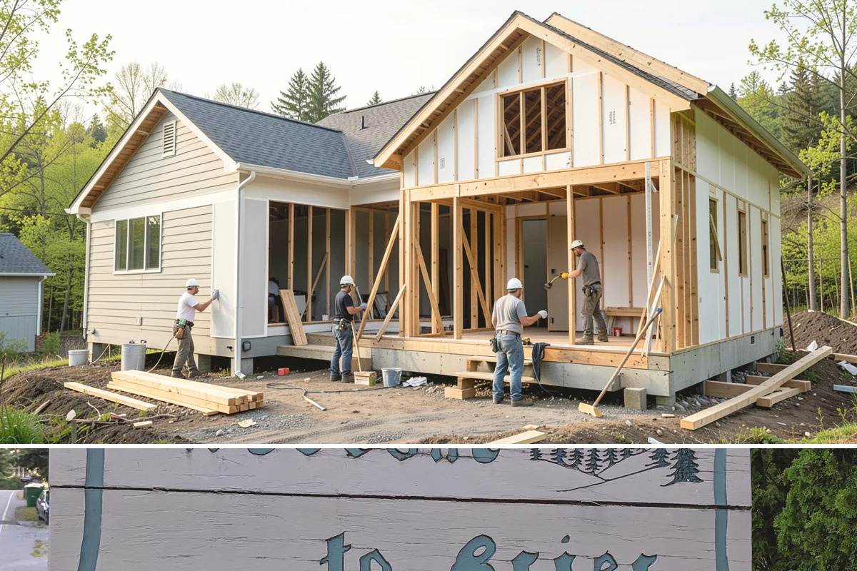 Subfloor Installation in Brier, Snohomish County, WA - Subfloor goes down promptly after framing