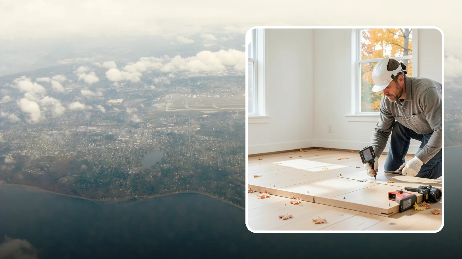 Subfloor Installation in Burien, King County, WA - We glue and fasten a flat, squeak-free subfloor deck that becomes the base for every finished floor above.