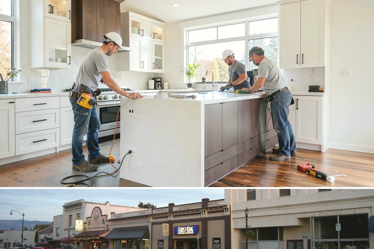 Subfloor Installation in Burlington, Skagit County, WA - Subfloor goes down promptly after framing