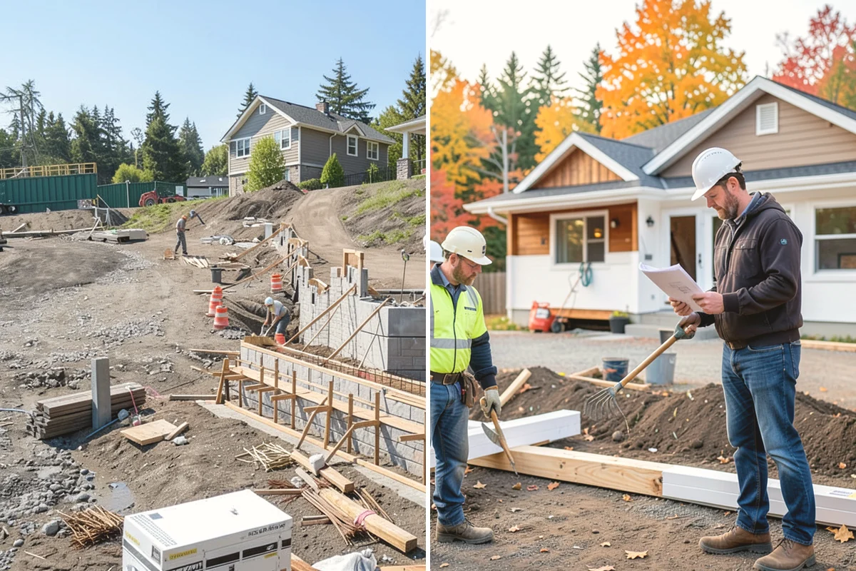Subfloor Installation in Carnation, King County, WA - Inspect joist tops for level and correct any high or low spots