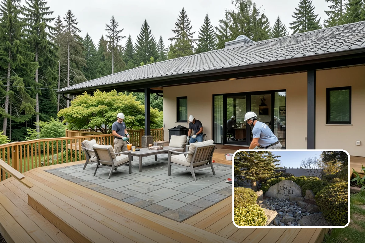 Subfloor Installation in Clyde Hill, King County, WA - A flat deck that keeps finished flooring level and true