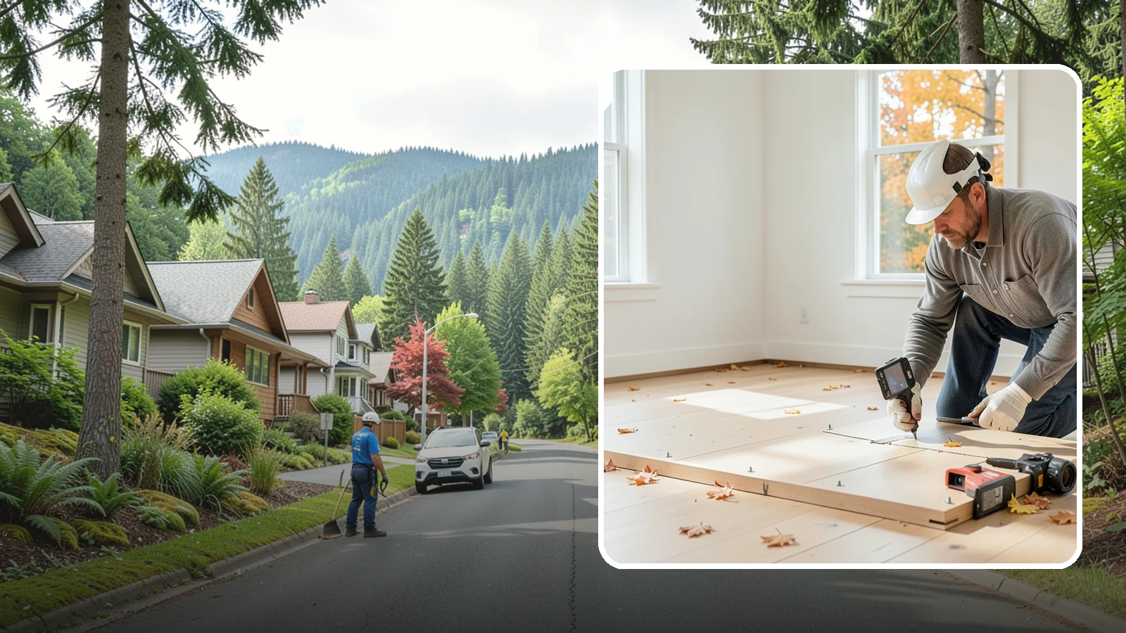 Subfloor Installation in Darrington, Snohomish County, WA - We glue and fasten a flat, squeak-free subfloor deck that becomes the base for every finished floor above.