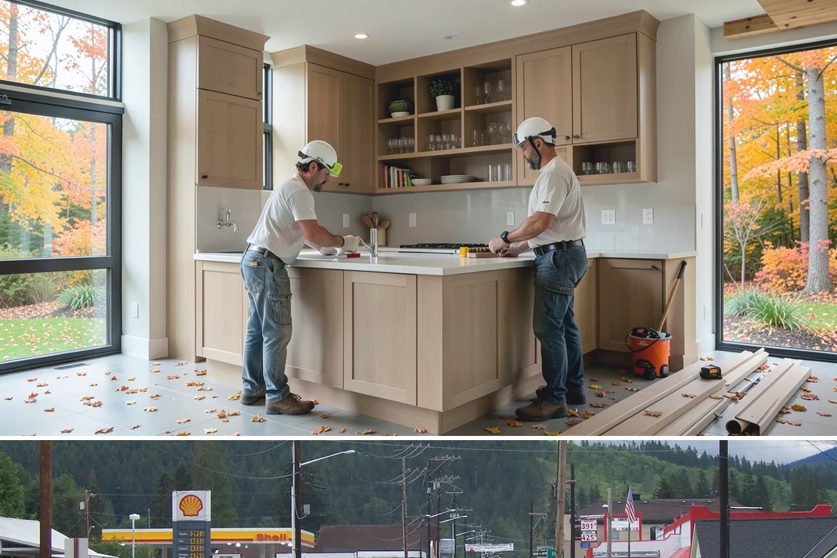 Subfloor Installation in Granite Falls, Snohomish County, WA - Subfloor goes down promptly after framing