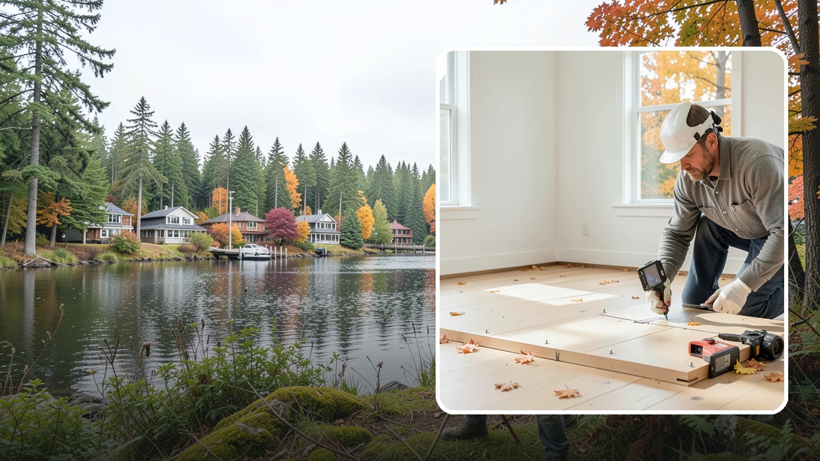 Subfloor Installation in La Conner, Skagit County, WA - We glue and fasten a flat, squeak-free subfloor deck that becomes the base for every finished floor above.