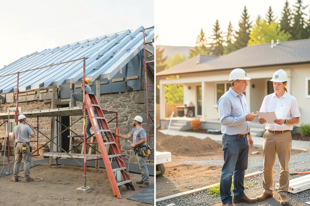Subfloor Installation in Lake Stevens, Snohomish County, WA - Inspect joist tops for level and correct any high or low spots