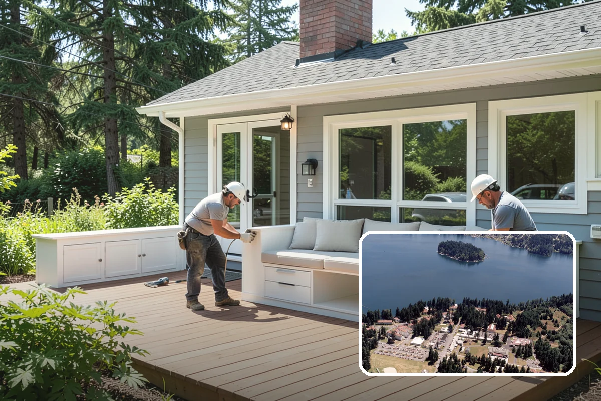 Subfloor Installation in Lakewood, Pierce County, WA - A flat deck that keeps finished flooring level and true