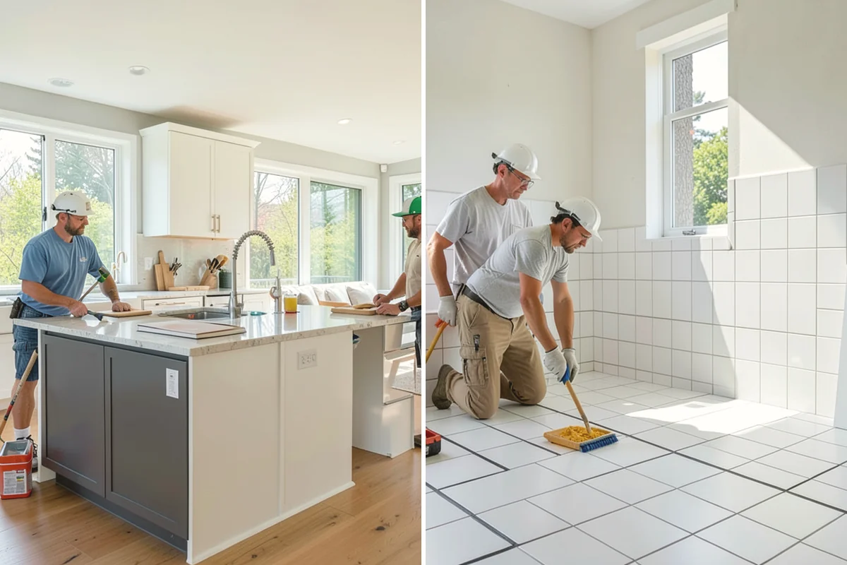 Subfloor Installation in Mercer Island, King County, WA - Inspect joist tops for level and correct any high or low spots