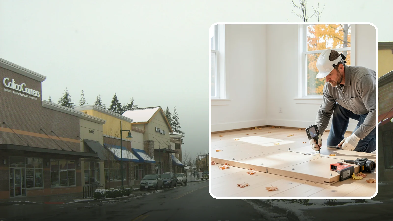 Subfloor Installation in Mill Creek, Snohomish County, WA - We glue and fasten a flat, squeak-free subfloor deck that becomes the base for every finished floor above.