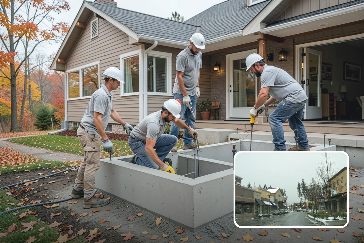 Subfloor Installation in Mill Creek, Snohomish County, WA - A flat deck that keeps finished flooring level and true