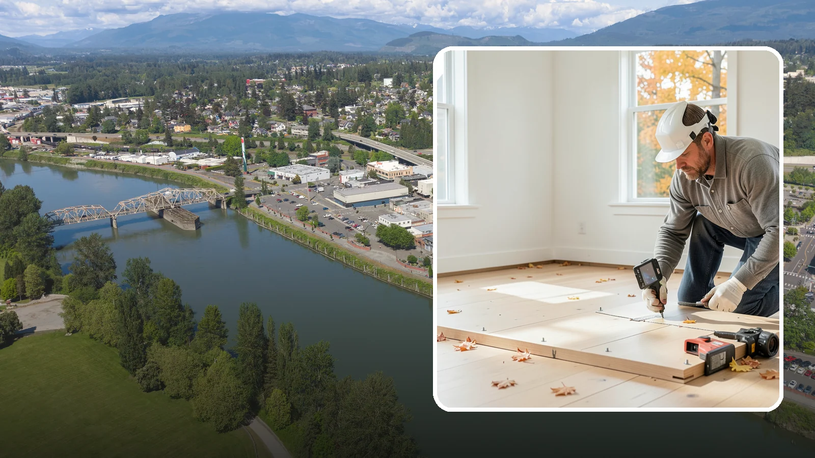 Subfloor Installation in Mount Vernon, Skagit County, WA - We glue and fasten a flat, squeak-free subfloor deck that becomes the base for every finished floor above.
