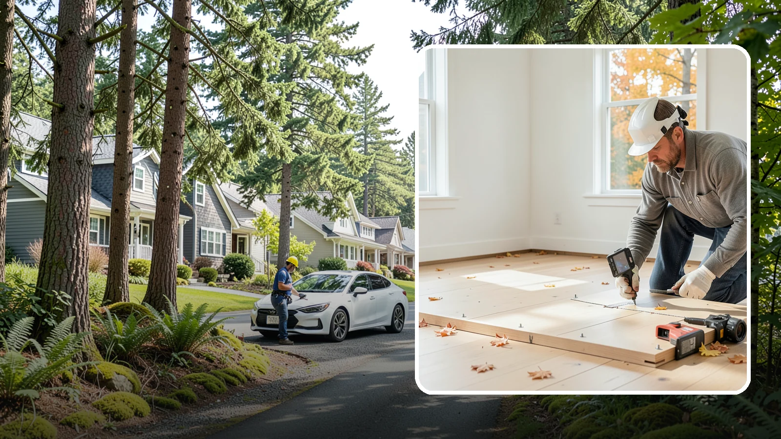 Subfloor Installation in Normandy Park, King County, WA - We glue and fasten a flat, squeak-free subfloor deck that becomes the base for every finished floor above.