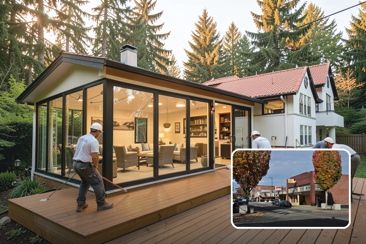 Subfloor Installation in Puyallup, Pierce County, WA - A flat deck that keeps finished flooring level and true
