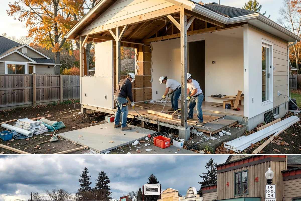 Subfloor Installation in Roy, Pierce County, WA - Subfloor goes down promptly after framing