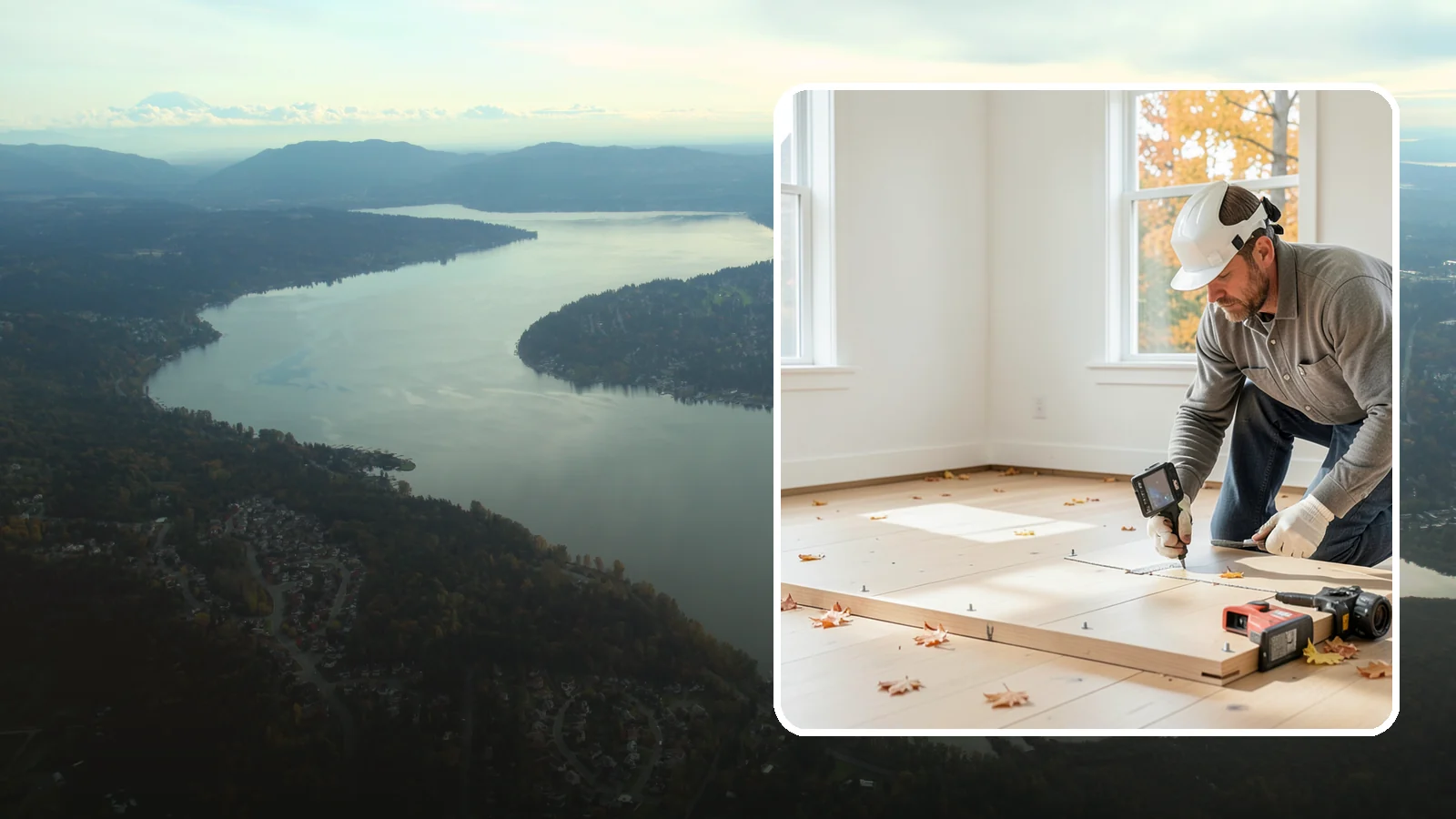 Subfloor Installation in Sammamish, King County, WA - We glue and fasten a flat, squeak-free subfloor deck that becomes the base for every finished floor above.