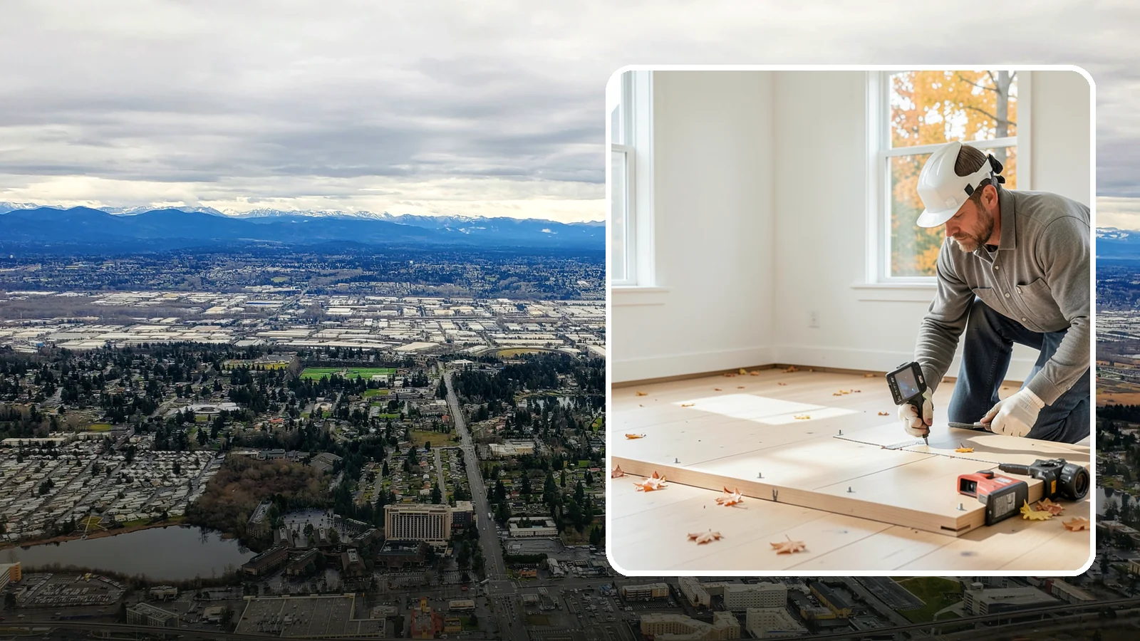 Subfloor Installation in SeaTac, King County, WA - We glue and fasten a flat, squeak-free subfloor deck that becomes the base for every finished floor above.