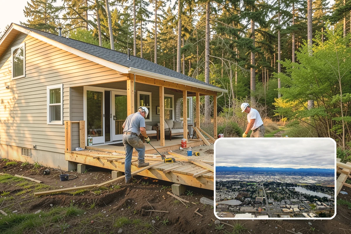 Subfloor Installation in SeaTac, King County, WA - A flat deck that keeps finished flooring level and true