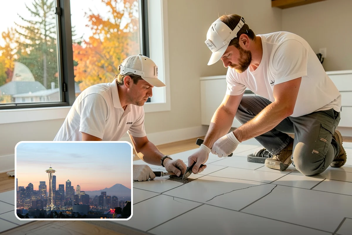Subfloor Installation in Seattle, King County, WA - A flat deck that keeps finished flooring level and true