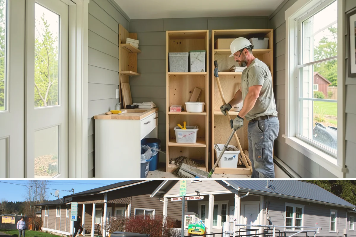 Subfloor Installation in South Prairie, Pierce County, WA - Subfloor goes down promptly after framing