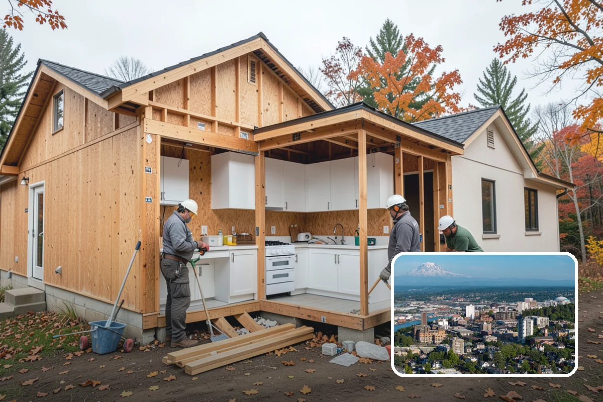 Subfloor Installation in Tacoma, Pierce County, WA - A flat deck that keeps finished flooring level and true