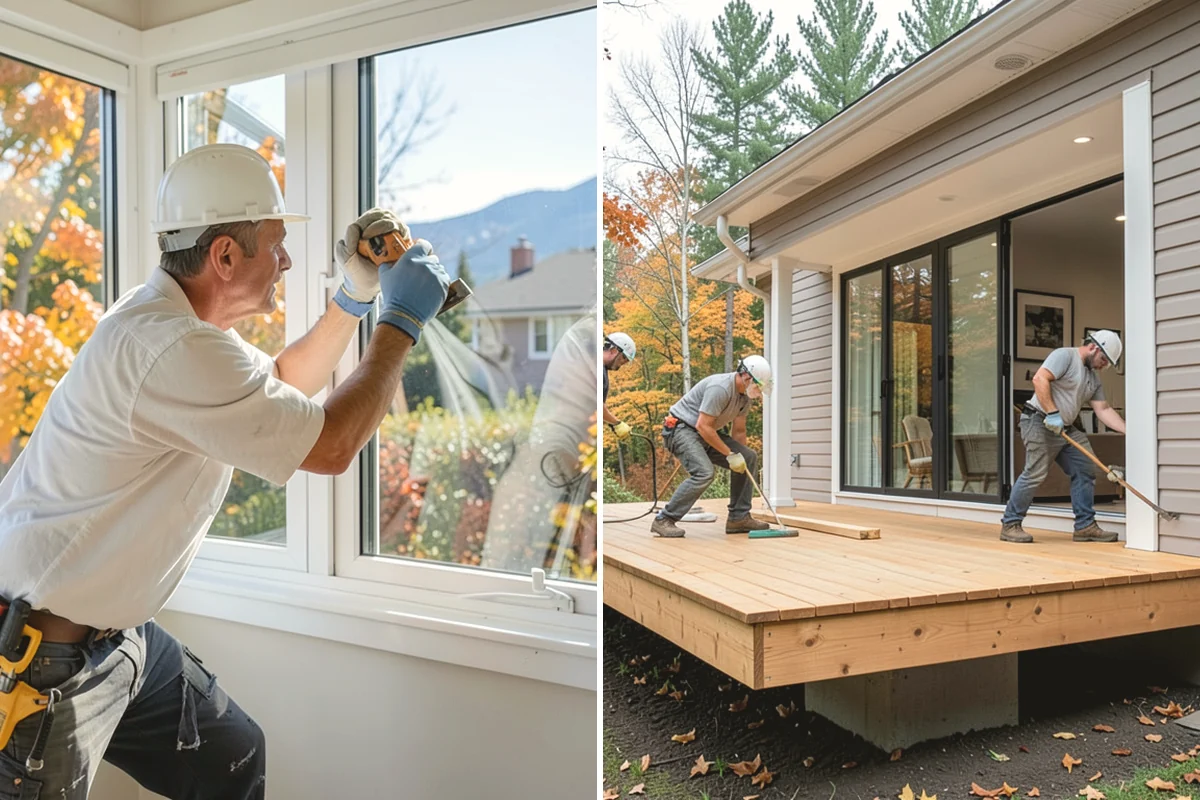Subfloor Installation in Tukwila, King County, WA - Inspect joist tops for level and correct any high or low spots