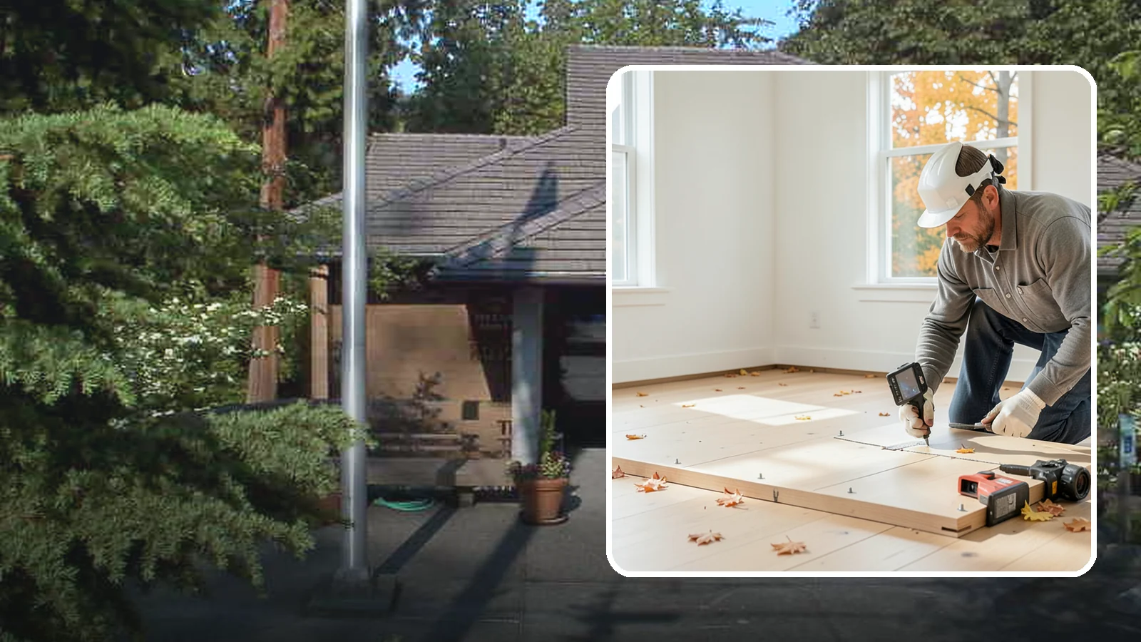 Subfloor Installation in Yarrow Point, King County, WA - We glue and fasten a flat, squeak-free subfloor deck that becomes the base for every finished floor above.