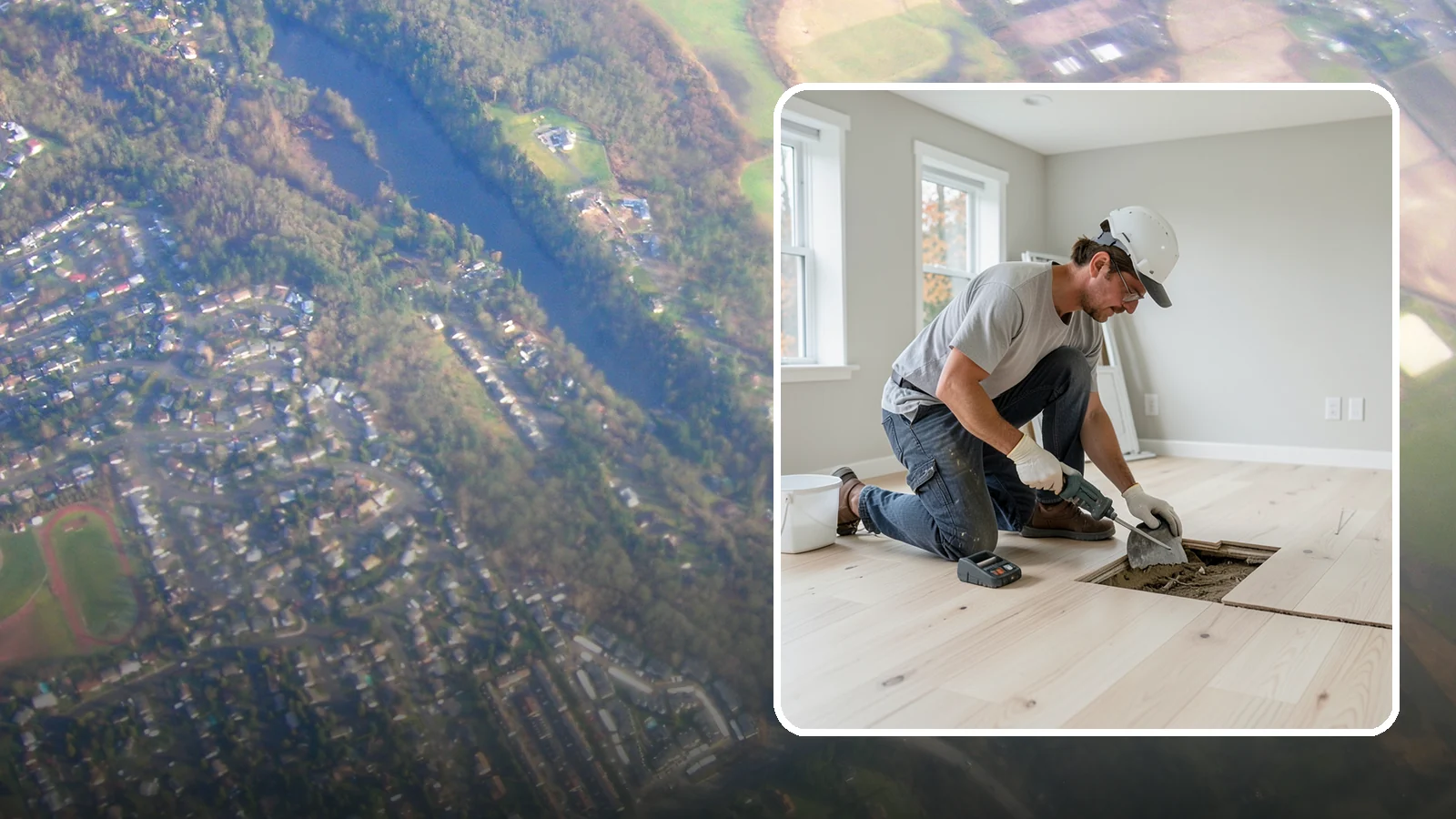 Subfloor Repair in Algona, King County, WA - Focused subfloor repair that reinforces weak, damaged sections while preserving the sound flooring around them.