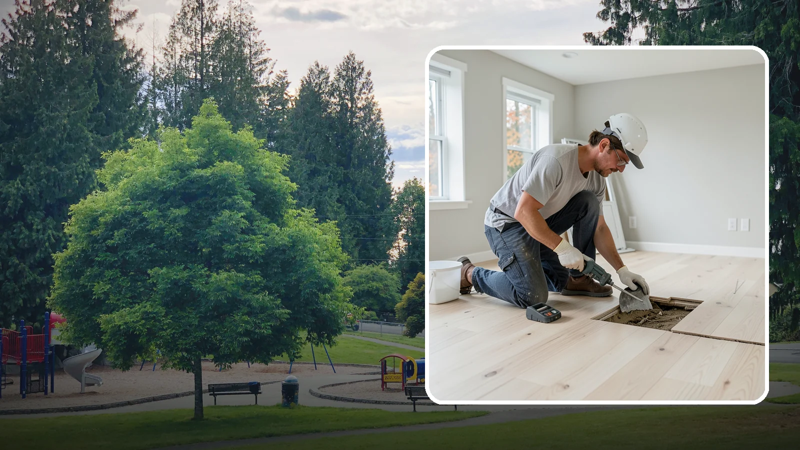 Subfloor Repair in Bonney Lake, Pierce County, WA - Focused subfloor repair that reinforces weak, damaged sections while preserving the sound flooring around them.
